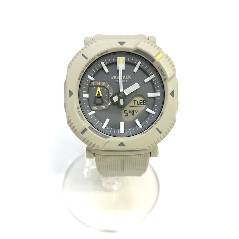 Casio PROTREK Hiker Line PRJ-B001 Bluetooth Solar Japan Import Off White Men Watch