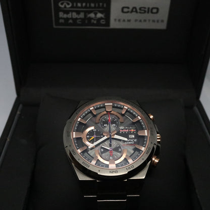 Casio Edifice Red Bull 2015 Limited Edition Watch with Battery Replacement — Japan Import