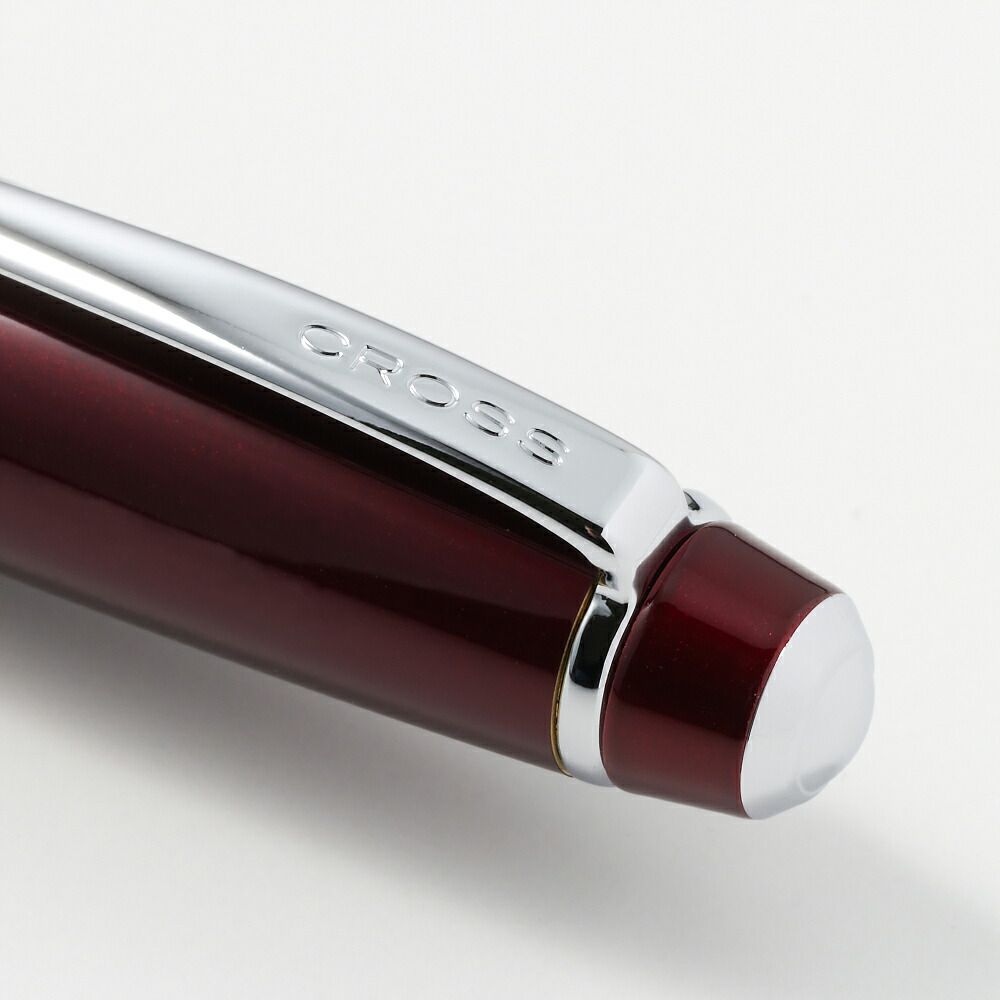 Cross Bailey Red and Silver Ballpoint Pen Model AT0452-8