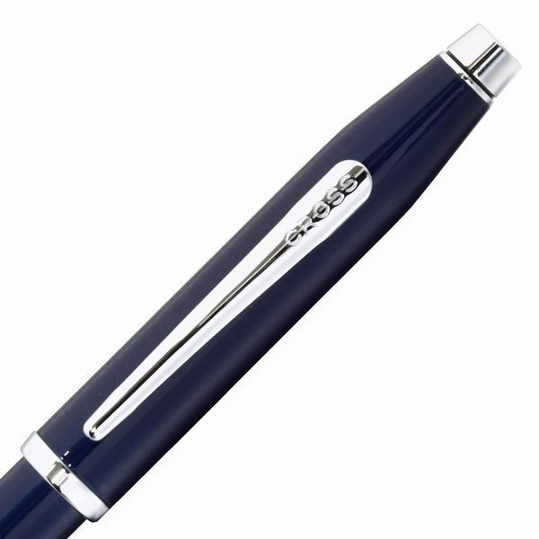 Cross Century II Ballpoint Pen NAT0082WG-158 Blue Lacquered Chrome — Japan Import