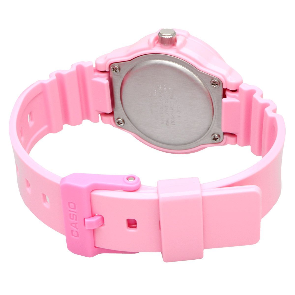 Casio LRW-200H-4B2V Watch – Rectangular Resin Case Pink Band — Japan Import