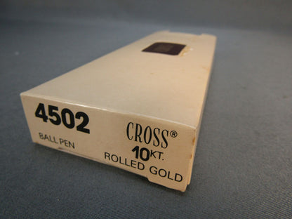 CROSS 10K Gold-Plated Ballpoint Pen 4502