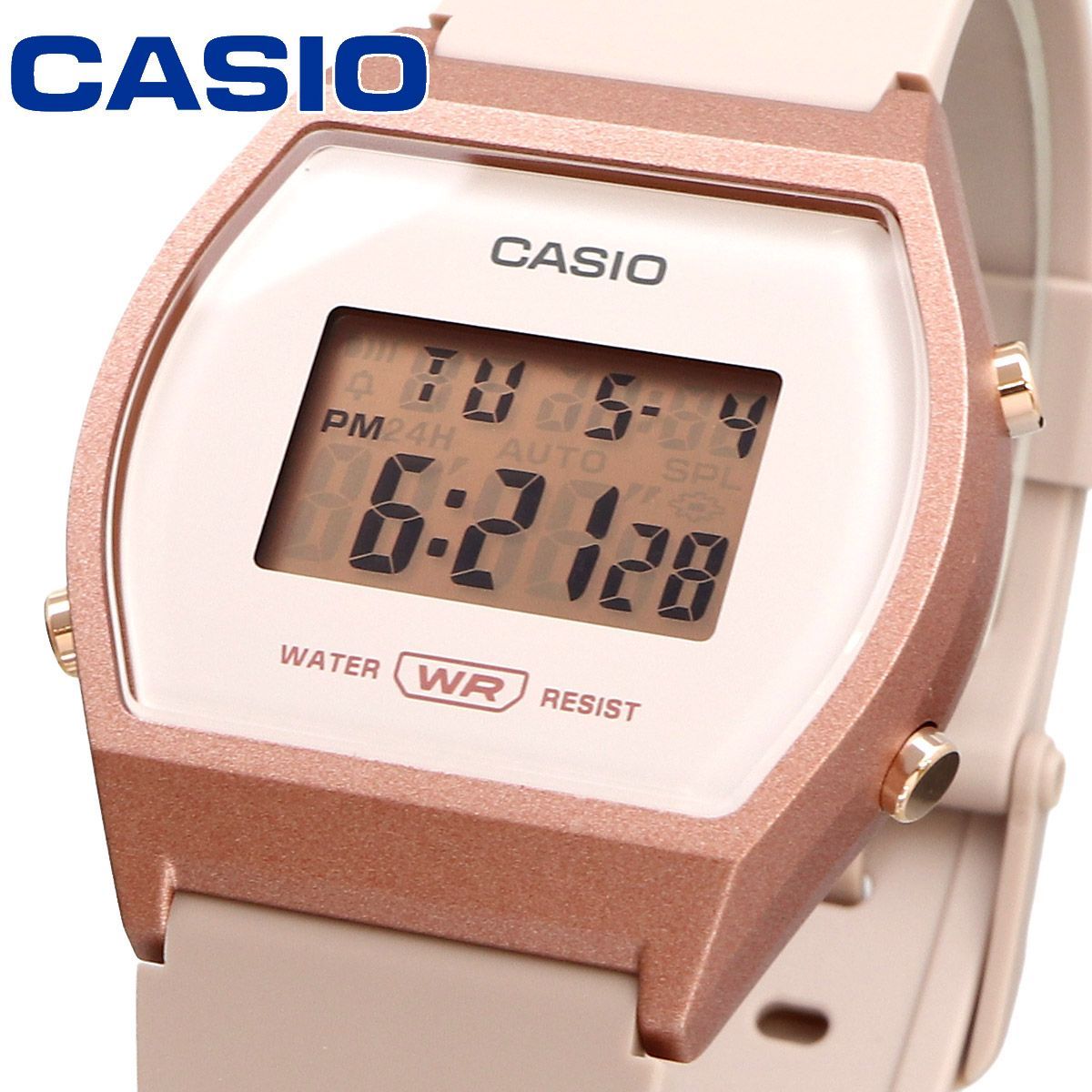 Casio Quartz Watch LW-204-4A with Pink Bezel and Band — Japan Import