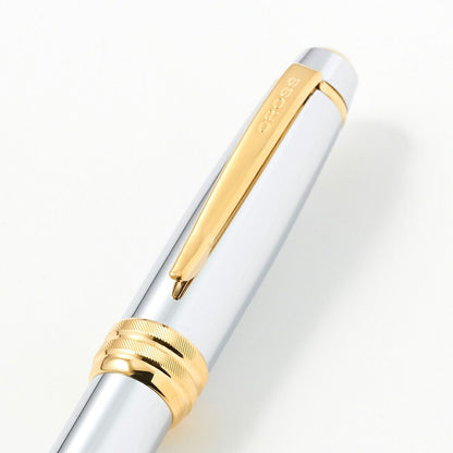 Cross Bailey Style Geometric Pen Model AT0452-6 Silver and Gold