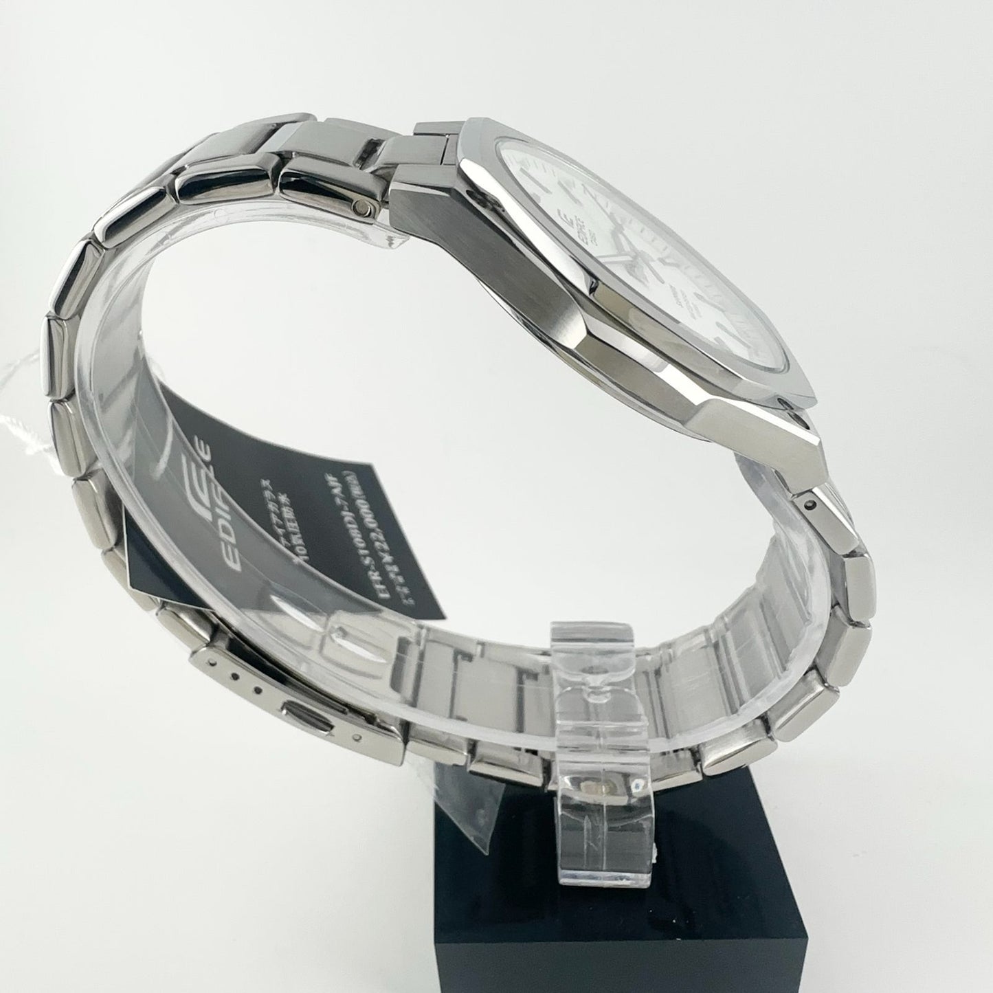 Casio Edifice EFR-S108 Series Model EFR-S108DJ-7AJF Silver Watch with Sapphire Glass and 100m Water Resistance — Japan Import