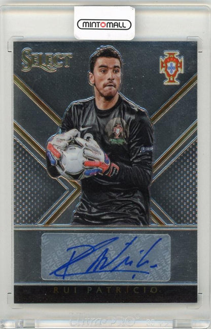 2015 Panini Select Rui Patricio Signatures football card serial number 55 of 186 from Portugal