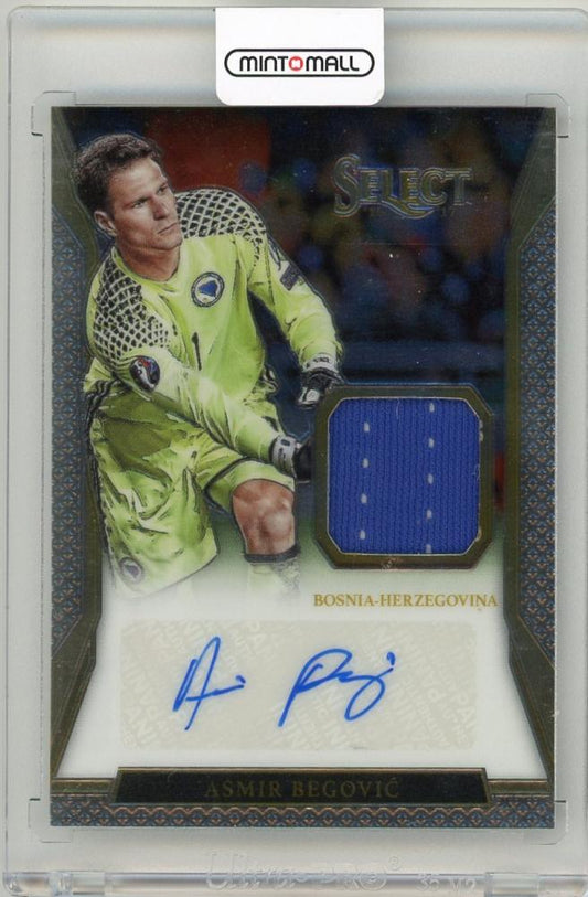 2016-17 Panini Select Asmir Begovic Jersey Autograph card numbered 119 of 198 from Bosnia-Herzegovina