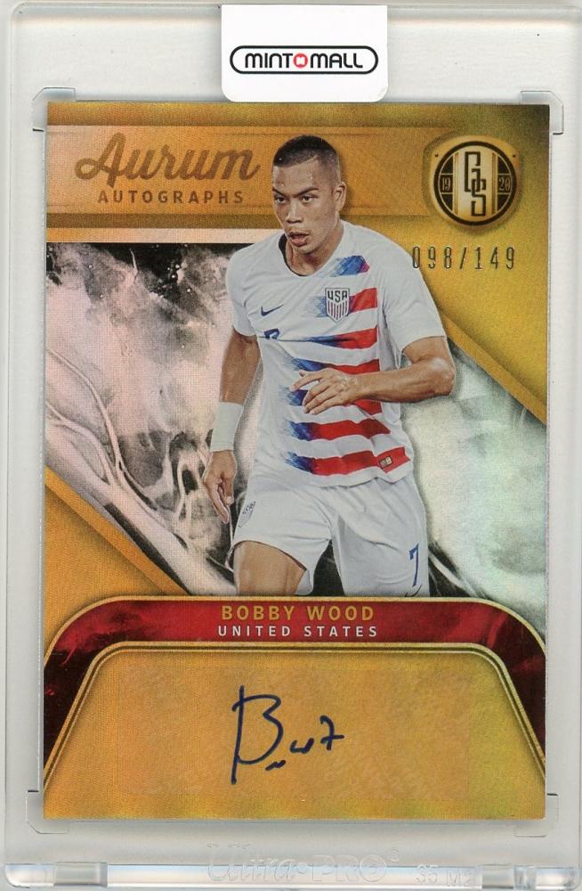 2019-20 Panini Gold Standard Bobby Wood Aurum Autographs card numbered 98 of 149 from the USA