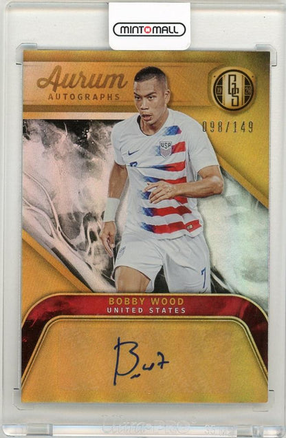 2019-20 Panini Gold Standard Bobby Wood Aurum Autographs card numbered 98 of 149 from the USA