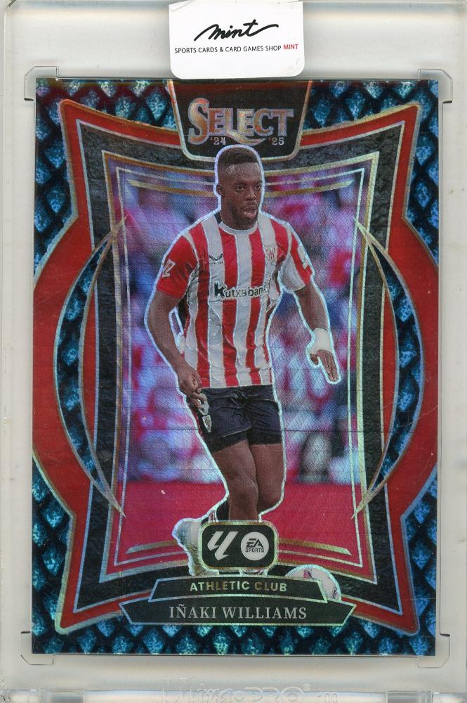 2024-25 Panini Select La Liga Soccer Inaki Williams trading card serial number 11 out of 28