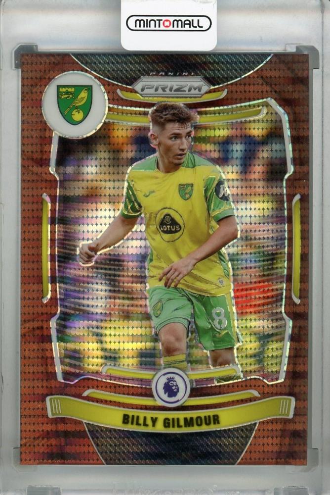 2021-22 Panini Prizm Premier League Breakaway Norwich City Billy Gilmour Base Bronze Parallel card 16 of 25