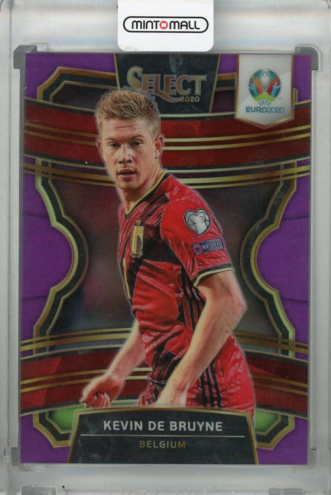 2020 Panini Select UEFA Euro Preview Belgium Kevin De Bruyne base terrace purple parallel trading card 20/79