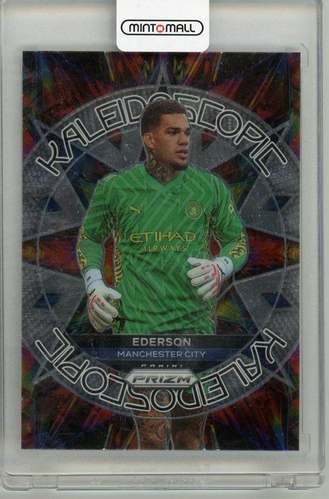 2023-24 Panini PRIZM PREMIER LEAGUE trading card of Ederson from Manchester City