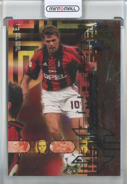 2000 calcio Boban 90/90 AC Milan trading card featuring Boban in AC Milan kit