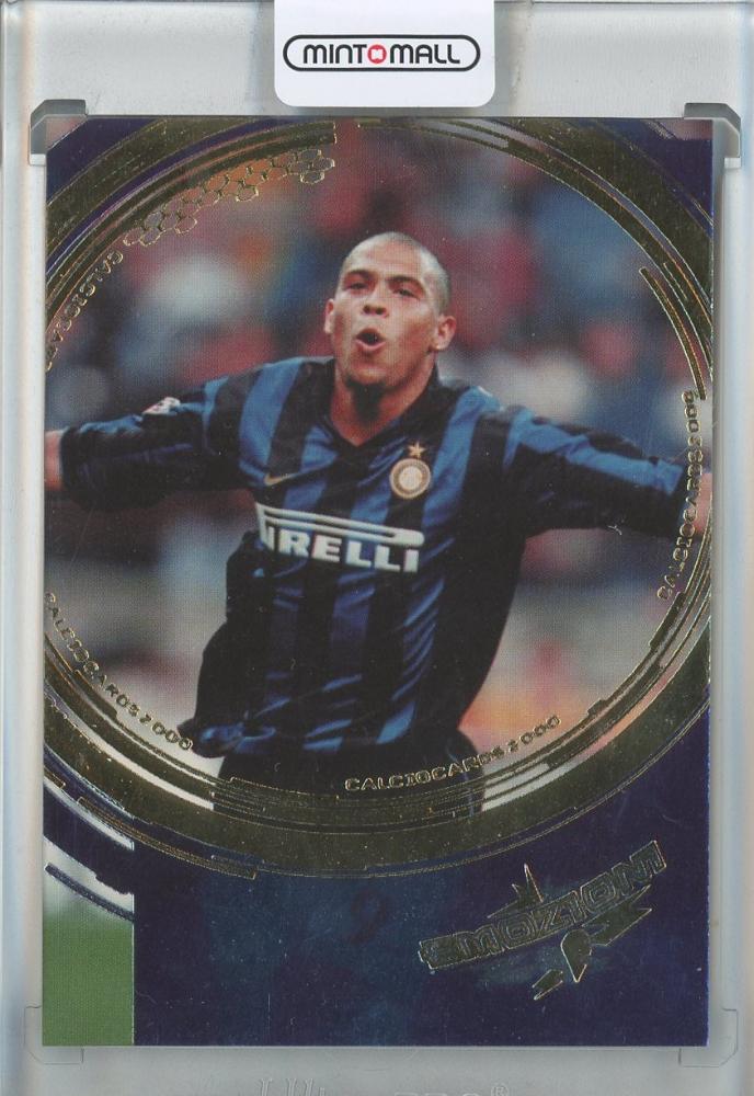 1999-00 Panini Calcio Emozioni Ronaldo trading card serial #E2 featuring FC Internazionale Milano player