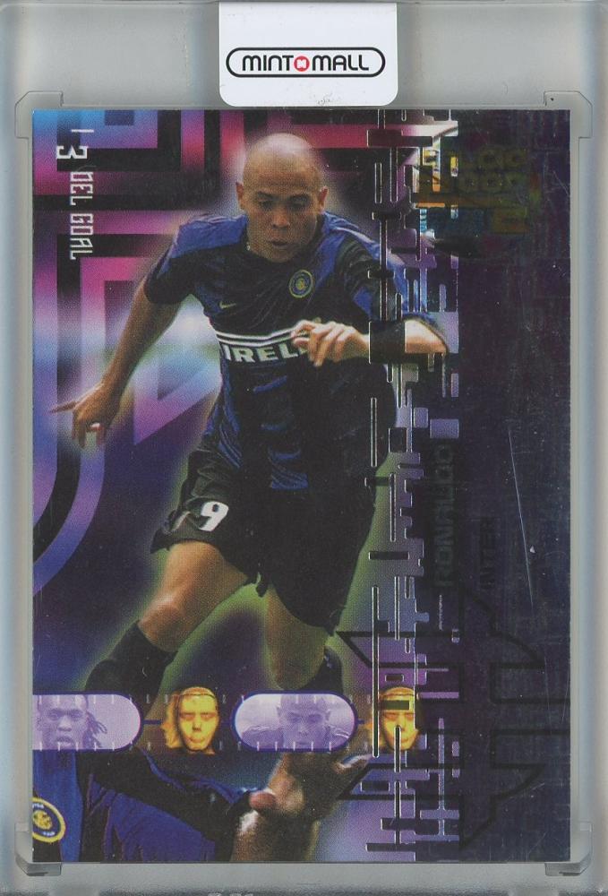 2000 Calcio Ronaldo 86/90 FC Internazionale Milano collectible card in used Very Slightly Difficult condition