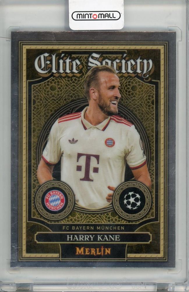 2025 TOPPS MERLIN trading card of Harry Kane #ES-8 in FC Bayern München uniform