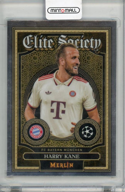 2025 TOPPS MERLIN trading card of Harry Kane #ES-8 in FC Bayern München uniform
