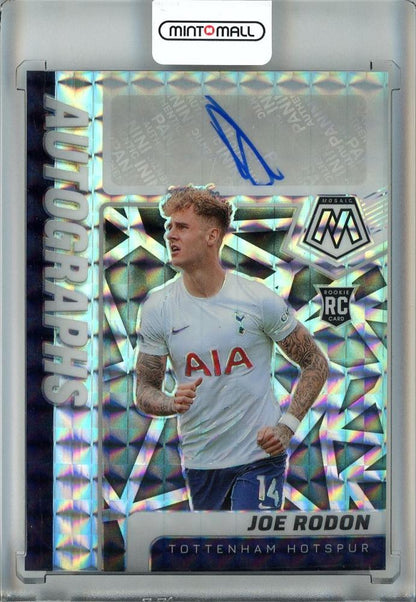 2021-22 Panini Mosaic Premier League Soccer Joe Rodon Autograph card of Tottenham Hotspur