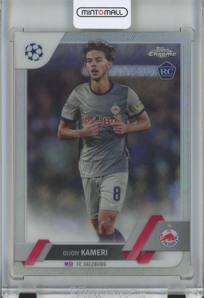 2022-23 Topps Chrome UEFA Club Competitions Dijon Kameri Soccer Card serial number 49 of 52