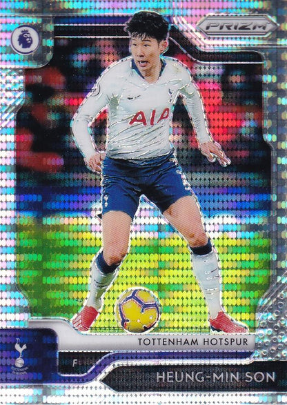 2019-20 Panini Prizm Premier League Tottenham Hotspur Heung-Min Son Base Breakaway Prizm parallel card