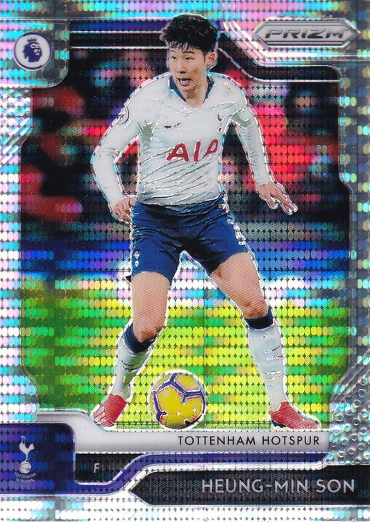 2019-20 Panini Prizm Premier League Tottenham Hotspur Heung-Min Son Base Breakaway Prizm parallel card