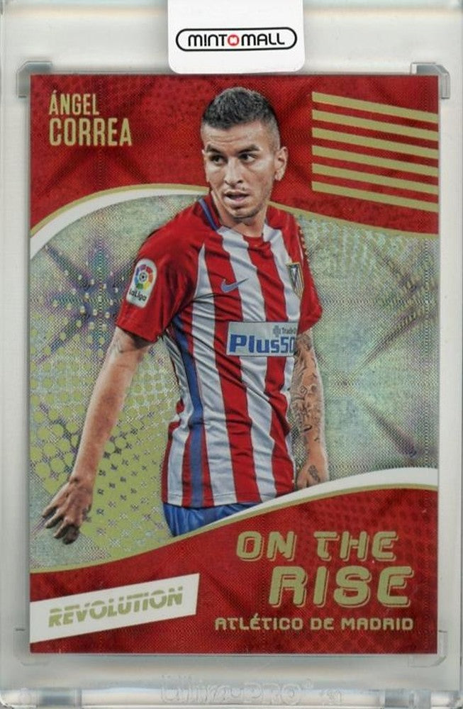 2017 Panini Revolution Angel Correa On the Rise Galactic #4 trading card with white blemish
