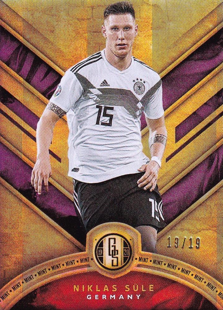 2019-20 Panini Gold Standard League Germany Niklas Sule base mint card serial number 19 of 19