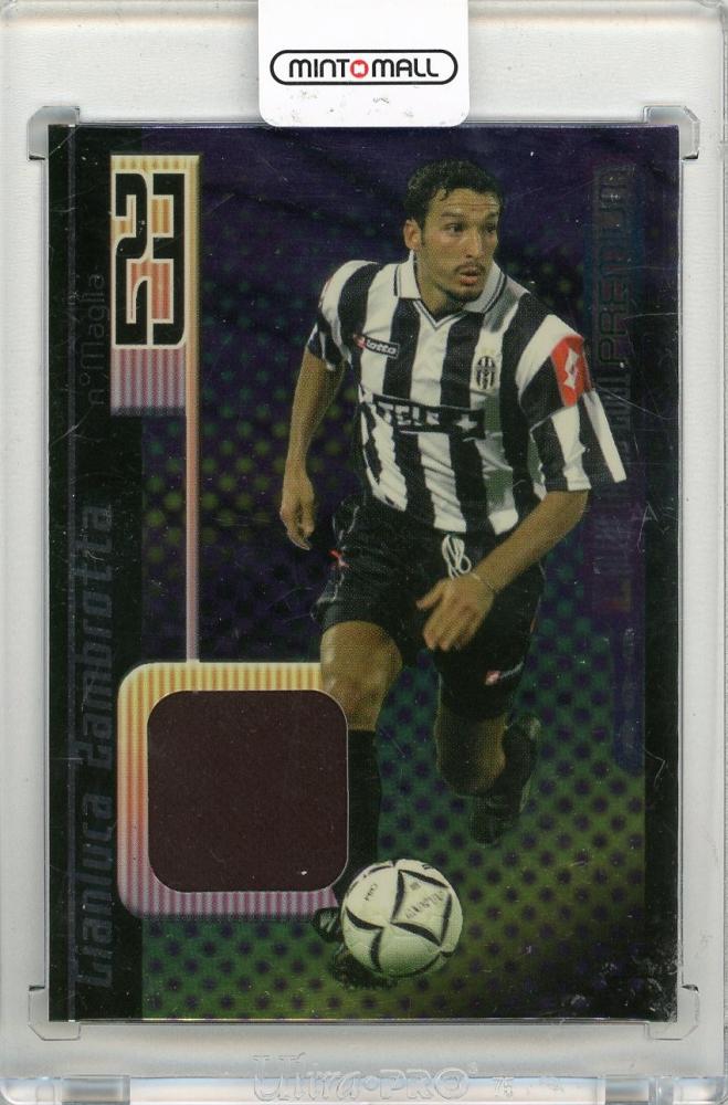 2001 PANINI Calcio Cards Premium Gianluca Zambrotta shirt card #C10 Juventus
