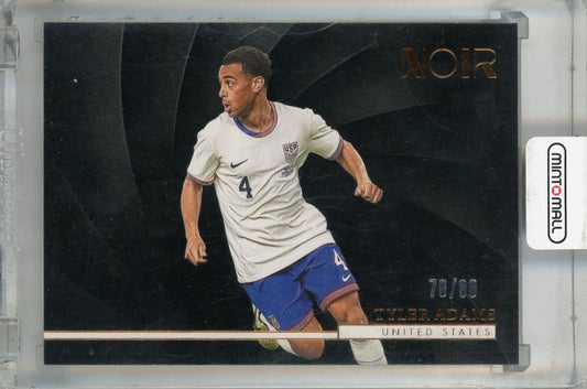 2024-25 Panini Noir FIFA Tyler Adams Horizontal card #163 serial 78/80 with dent from United States