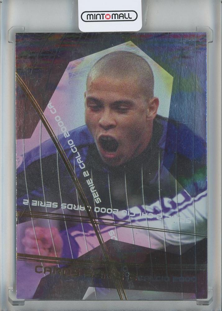 2000 Panini Calcio Series 2 trading card of Ronaldo #P4 from FC Internazionale Milano