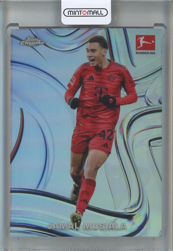 2024-25 Topps Chrome Bundesliga Jamal Musiala Hobby Masters #HM3 trading card from FC Bayern Munchen