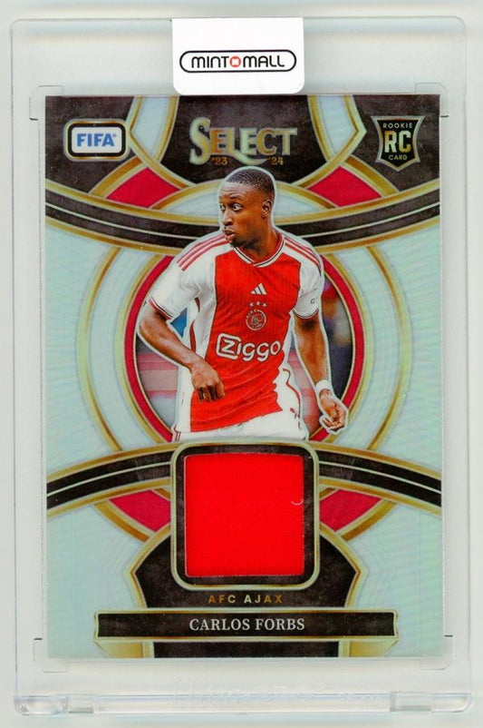2023-24 Panini Select FIFA Carlos Forbs Select Swatches trading card SSF-CF from AFC Ajax