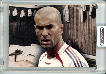 2012 Futera World Football Unique Zinedine Zidane Ruby serial #P189 collectible card from France