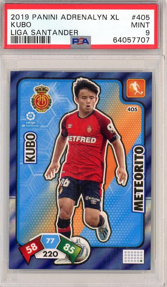 2019 Panini Adrenalyn XL Kubo Liga Standard Kubo trading card graded PSA9