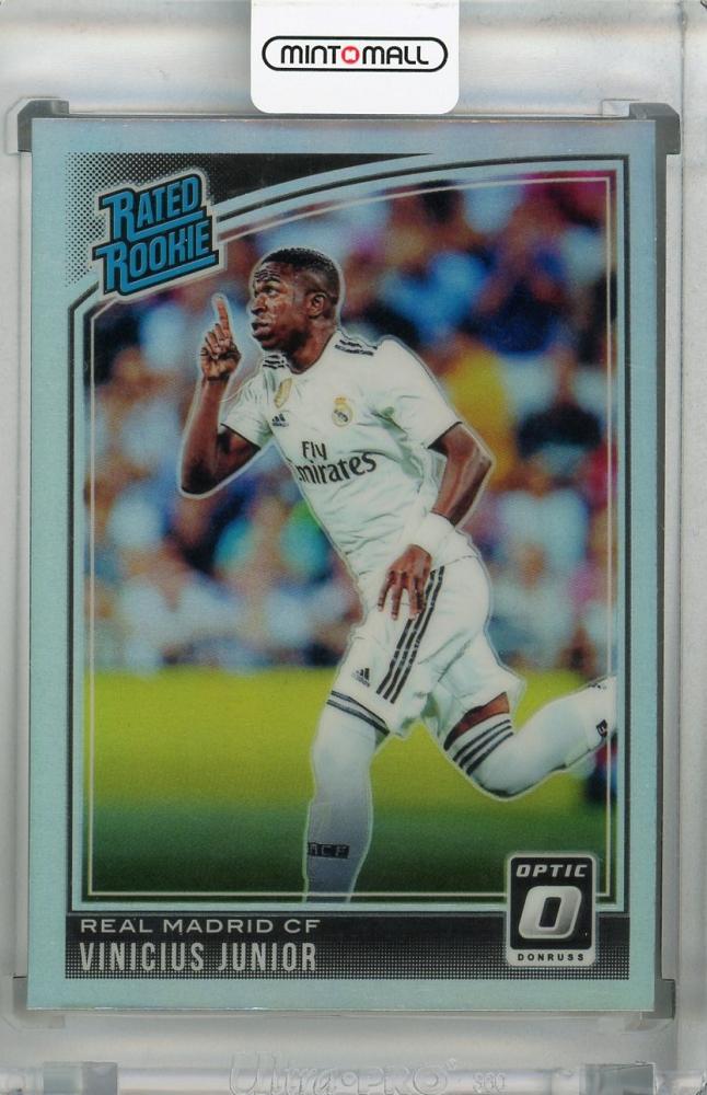 2018-19 Panini Donruss Real Madrid CF Vinicius Junior Base Optic Holo parallel version trading card
