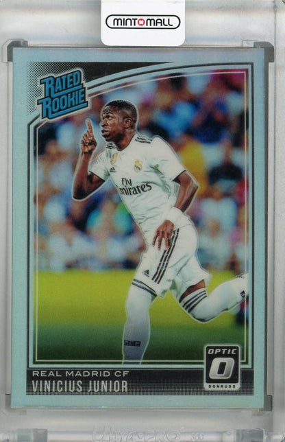 2018-19 Panini Donruss Real Madrid CF Vinicius Junior Base Optic Holo parallel version trading card