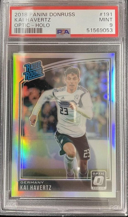 2018-19 Donruss Germany Kai Havertz Base Optic Holo Parallel trading card