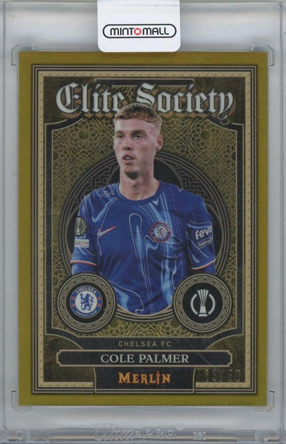 2024-25 TOPPS Merlin UEFA Club Competitions Elite Society Gold COLE PALMER Chelsea FC trading card 13 of 50