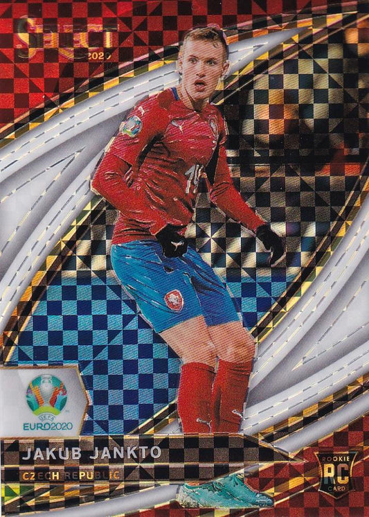 2020 Panini Select UEFA Euro Preview Jakub Jankto Czech Republic Base Field Level White Parallel trading card number 26/60