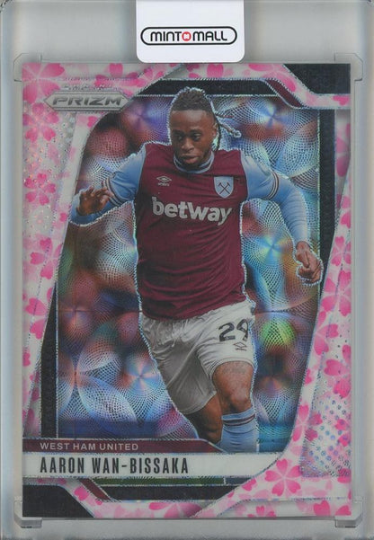 2024-25 Panini Prizm EPL Aaron Wan-Bissaka Prizms Choice Cherry Blossom trading card #15218/20