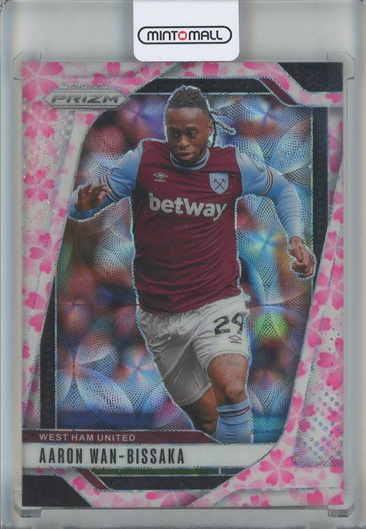 2024-25 Panini Prizm EPL Aaron Wan-Bissaka Prizms Choice Cherry Blossom trading card #15218/20