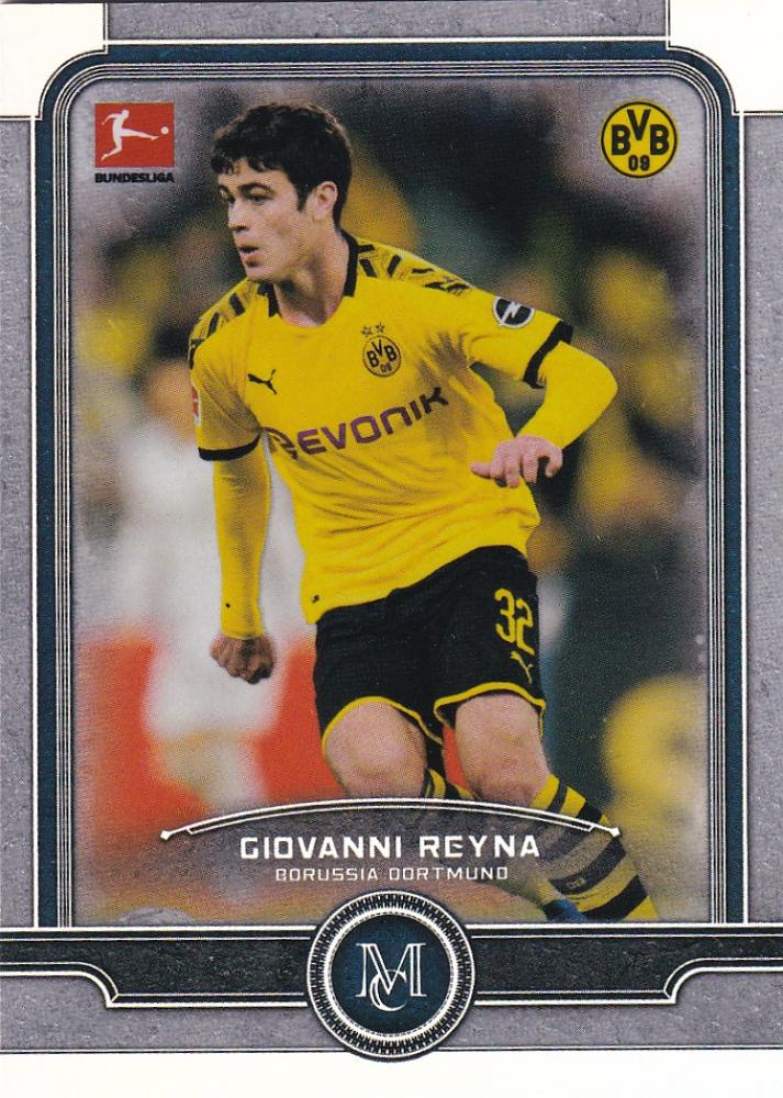 2019-20 Topps Museum Collection Borussia Dortmund Giovanni Reyna Base trading card