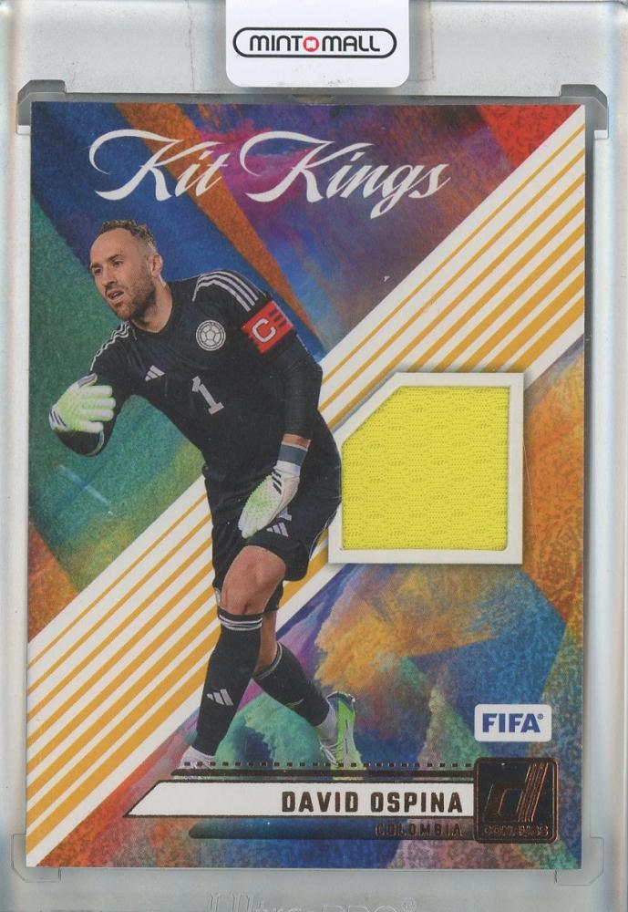 2024-25 Donruss David Ospina Kit Kings Colombia trading card featuring player David Ospina