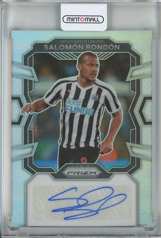 2023-24 Panini Prizm English Premier League Salomon Rondon Signatures Prizms Silver card #4261/99 Newcastle United