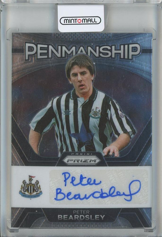2023-24 Panini Prizm English Premier League Peter Beardsley Penmanship #27 Newcastle United trading card