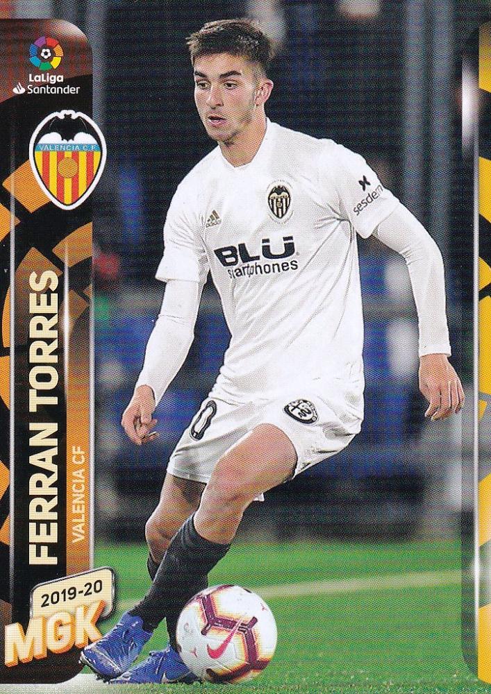 2019-20 PANINI MEGACRACKS 2nd Edicion Valencia CF Ferran Torres Base trading card