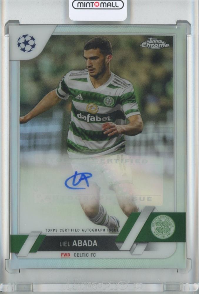 2022-23 Topps Chrome UEFA Club Competitions Liel Abada Chrome Autographs soccer trading card