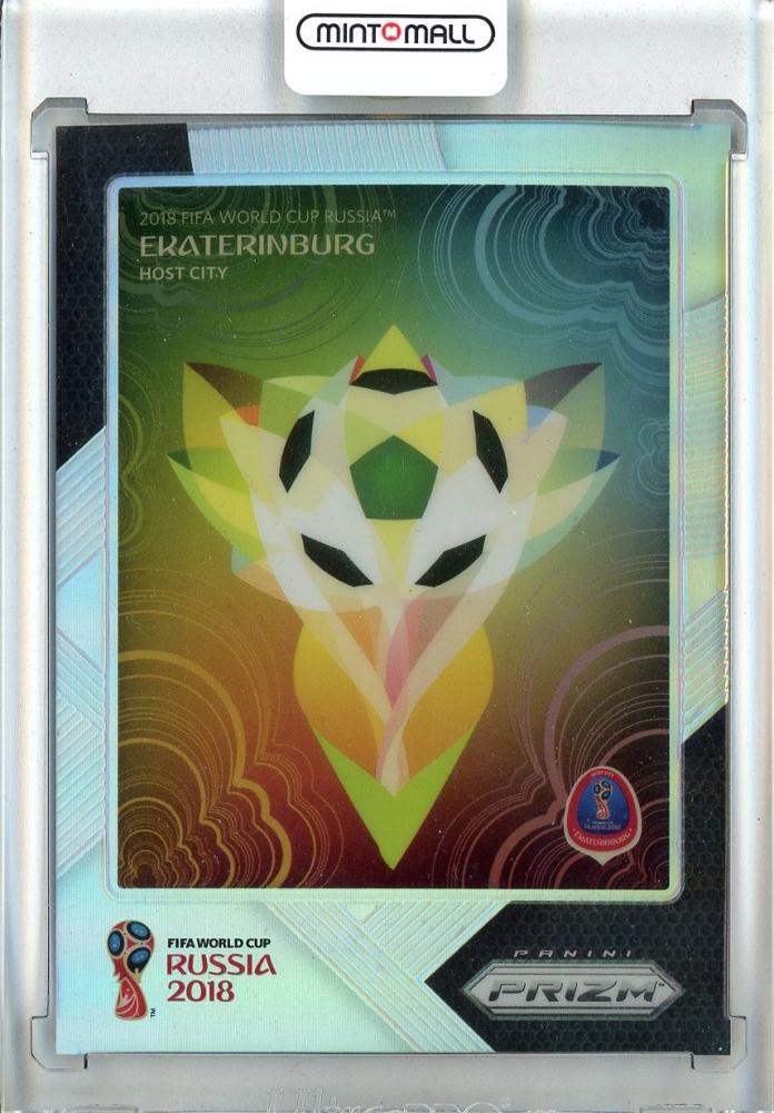 2018 Panini Prizm World Cup Ekaterinburg Host Cities Silver Prizm Russia trading card