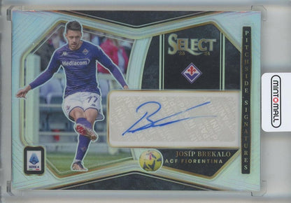 2023-24 Select Serie A Josip Brekalo Pitchside Signatures trading card from ACF Fiorentina